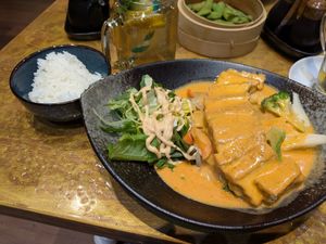 Thai Curry with Tofu at Mr. Tran Restaurant in Bad Zwischenahn