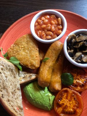 Full Vegan Breakfast! Now with sausages!  at The Shire in Killarney