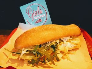 Vegan Croque 😋  at Gisela Rodriguez - International Sandwich Club in Hamburg