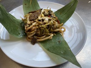 The last dish I took homee  at Restaurante Rústico  in Castellon De La Plana