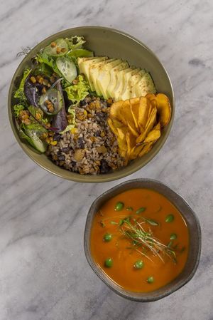   at Cafė Mattelsa in Medellin