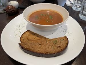 Beetroot soup 😋  at Aida's Zone in Stockholm