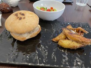 Hamburger  at Aida's Zone in Stockholm