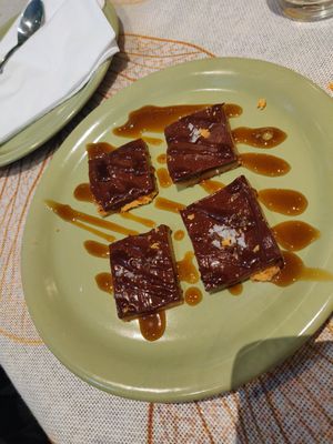 Peanut Butter Chocolate Squares at Aida's Zone in Stockholm