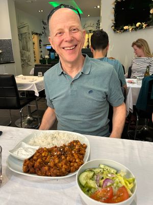 The chickpea curry - fabulous  at Aida's Zone in Stockholm