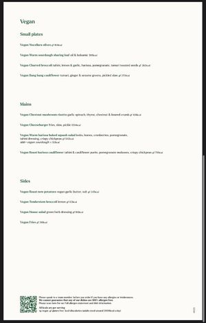 Dinner  at The Cosy Club in Chester