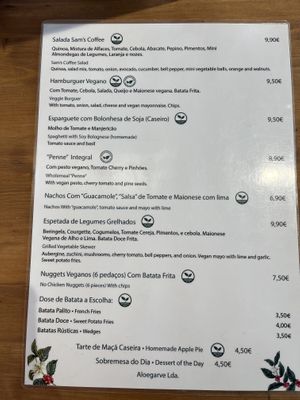   at Sam's Coffee and Bistro in Armacao De Pera