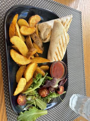   at Sam's Coffee and Bistro in Armacao De Pera