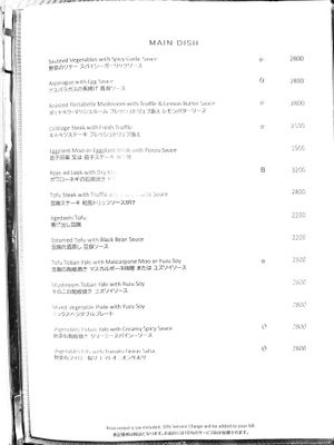 Mains   at NOBU TOKYO in Tokyo