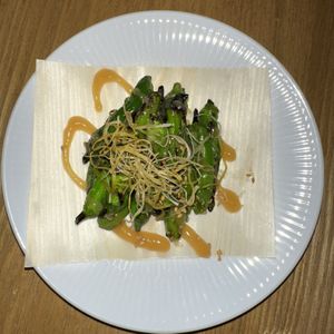Grilled Shishito Peppers  at NOBU TOKYO in Tokyo
