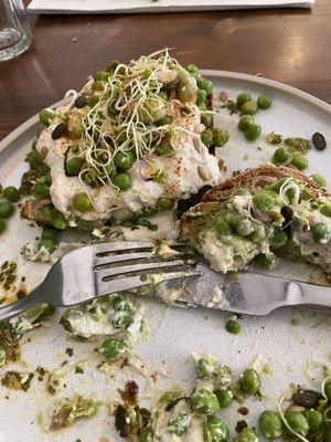 The cashew ricotta - amazing!   at Union Yoga + Cafe in Ramsgate