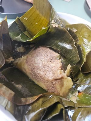 tamal opened at Valiente Café in Bogota