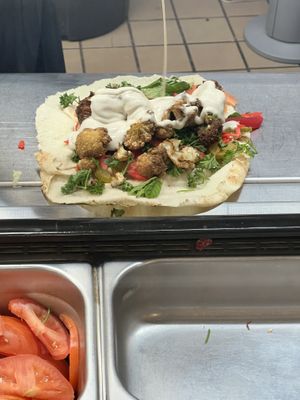   at Just Falafel in Windsor