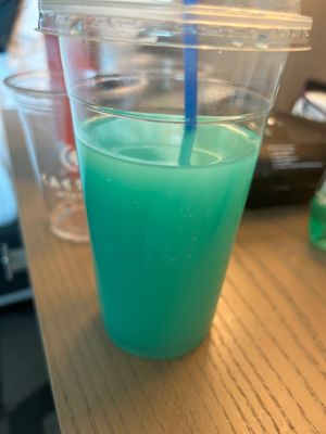  Don’t forget the blueberry lemonade!!!!  at Just Falafel in Windsor