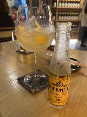 Some fine Gin and tonic 👌  at Chuan Bar in Langkawi