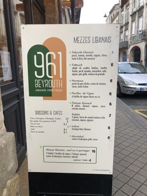   at 961 Beyrouth Libanese Street Food in Bordeaux