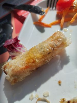 3 mini loempia's (nems) as a starter at Poki Poki in Dinant