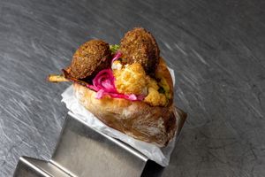 Hetzi Hetzi Pita at Planted Love Food Truck in Vancouver