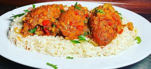 Vegan Soutzoukakia at Taverna Athene in Berlin