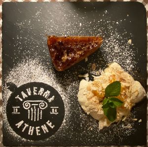 Leckeres Dessert 😋 #Veganuary at Taverna Athene in Berlin