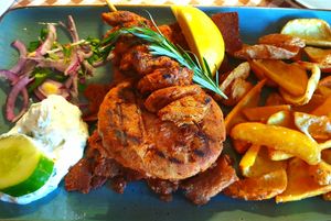 Vegan grill 🌱😋 at Taverna Athene in Berlin