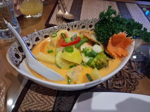 Massaman Tche (big portion; with homemade seitan) at Mai Thai in Viernheim