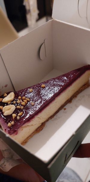 cheesecake at Wild Souls in Thessaloniki