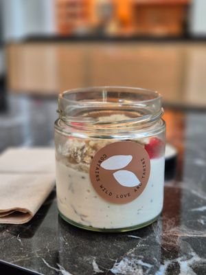 Soygurt stracciatella #Veganuary at Wild Souls in Thessaloniki