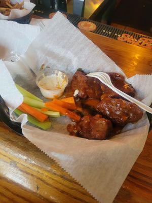Great Seitan Wings at Ruggers Pub in Pittsburgh