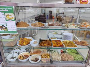 Really delicious vegan food! at Quán Chay Ngọc Thảo in Can Tho