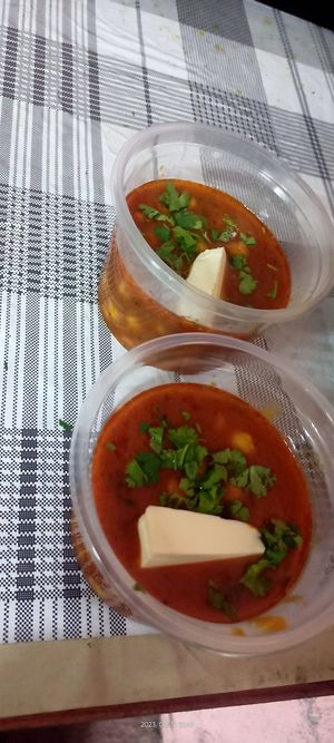 Chickpeas Vegetable at Veenus Cafe Pure Veg in Yerevan