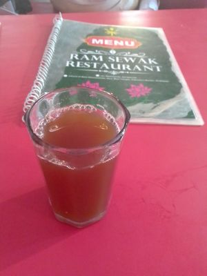 Black tea at Ram Sewak Restaurant in Bodhgaya