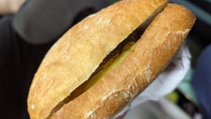 Vegan breakfast sandwich at Starch in Watertown