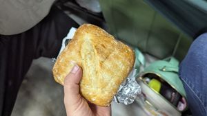 Vegan breakfast sandwich at Starch in Watertown