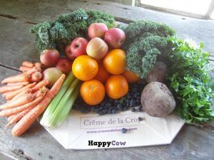 Winter Cooperative runs January through June.  All Certified Organic.   at Creme de la Crop in Valparaiso