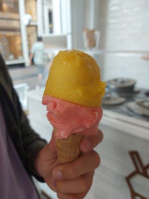 Mango & watermelon at Lourens in Amsterdam