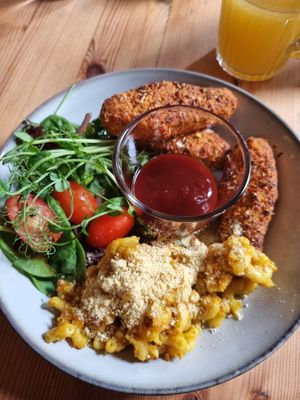 Kentucky fraud chicken 🤤 at Full Soul Vegan in Stockholm
