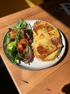 Blue cheese grilled sandwich   at Full Soul Vegan in Stockholm