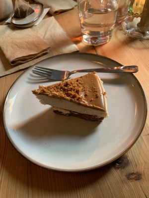 Biscoff cheesecake  at Full Soul Vegan in Stockholm