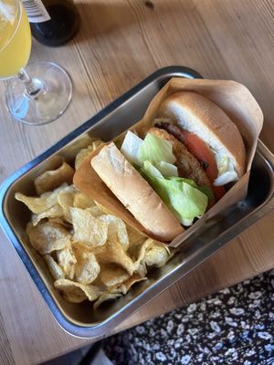 BLT burgerrs  at Full Soul Vegan in Stockholm