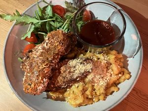 Kentucky fraud chicken  at Full Soul Vegan in Stockholm