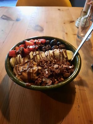 Acai bowl at Full Soul Vegan in Stockholm