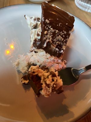 Chocolate chip cheesecake   at Full Soul Vegan in Stockholm