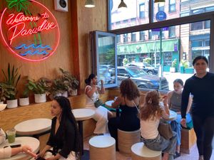 Inside at Cha Cha Matcha - NoHo in New York City