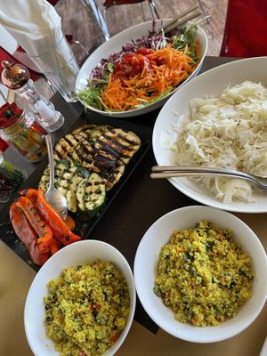 Plus bruscetta and potatoes  at Keb-kitchen And Beverage in Regalbuto