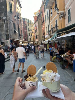   at Gelateria Vernazza in Vernazza
