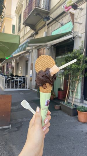   at Gelateria Vernazza in Vernazza