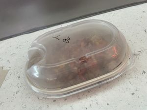 Container not recyclable   at Moe's Southwest Grill in Dallas