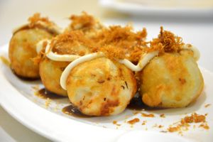 Takoyaki at Agico Vegetarian Cafe - Araullo St in Metro Manila