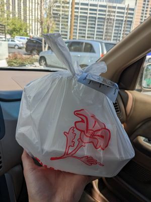 To-go packaging at The Biggest Little Sushi Bar in Reno